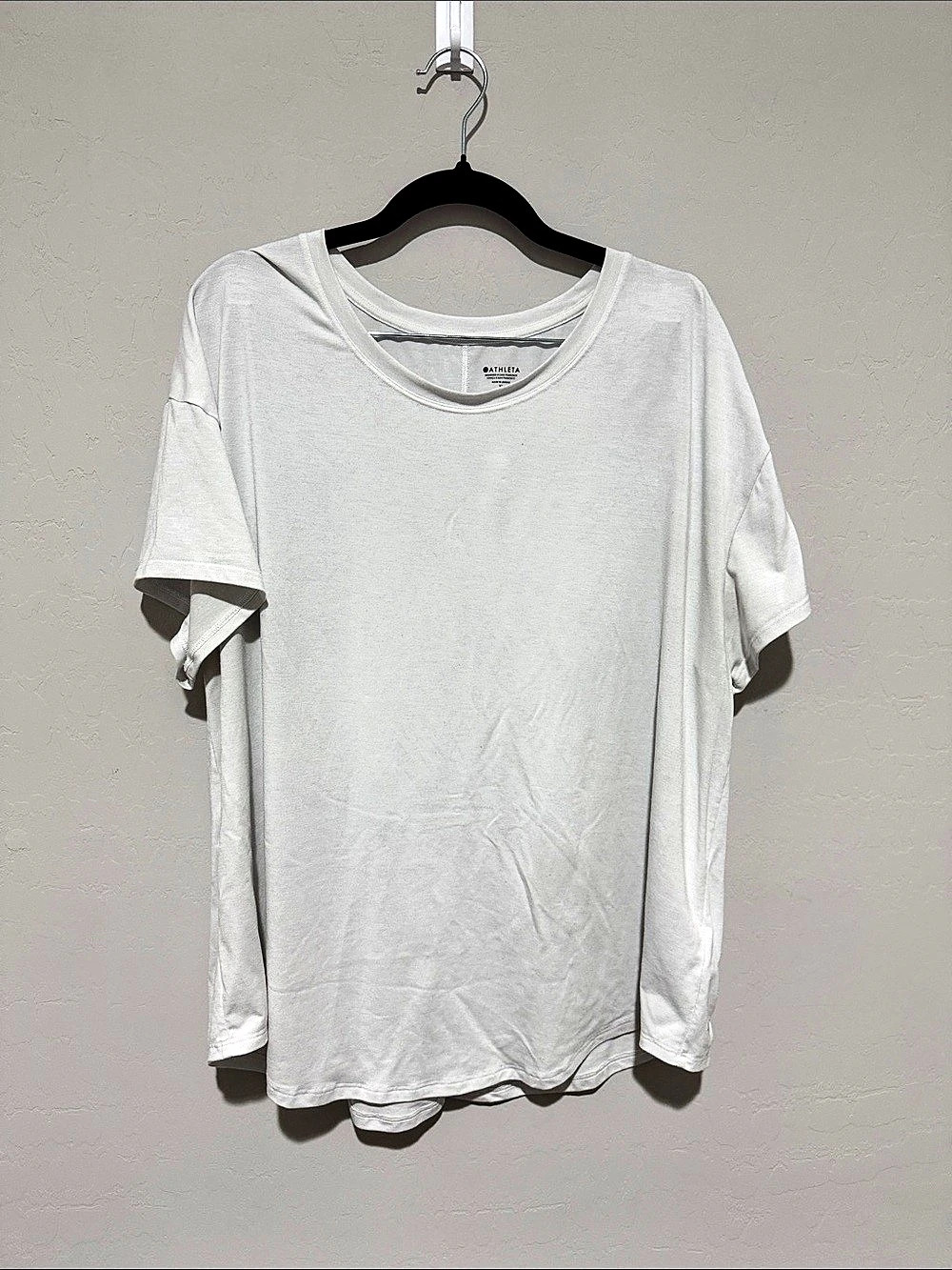 Athleta Move With Ease Tee 2.0 White XL